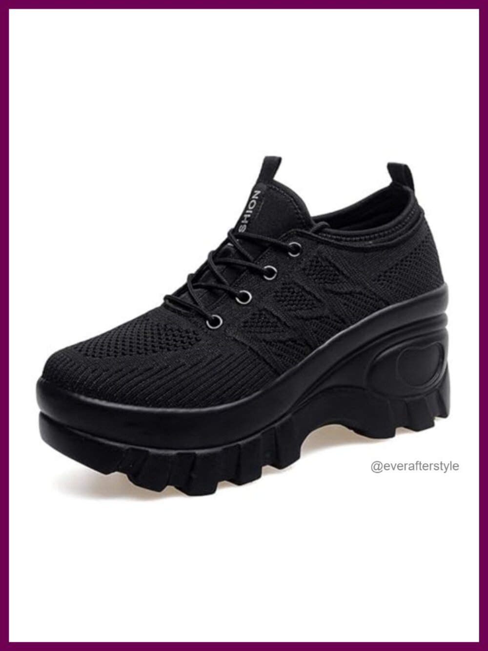 Chunky Platform Orthopedic Knitted Walking Shoes with Arch Support